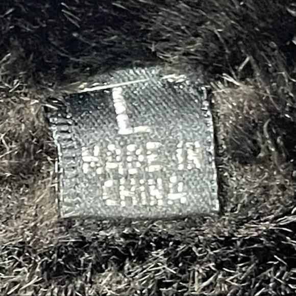 Essentials by Milano Vegan Suede & Fur Embroidered Coat NWOT Size L - Picture 9 of 12